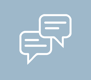 two-speech-bubbles-icon-on-a-blue-background