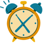 a clock with a clock on it and a clock on the side