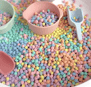 a bowl of cereal cereals and spoons