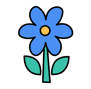Sticker fleur