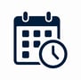 A calendar a clock