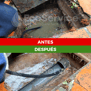 Desobstruccion de cámara y cañería