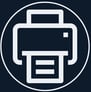 Jimproved Tech logo of a printer, representing the printer setup and support services we offer