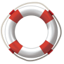 Image of a lifesaver to symbolize how disability and supplemental insurance can be a lifesaver in rough times.