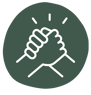 Icon: High Five – individuelle und achtsame Begleitung im Welpenkurs