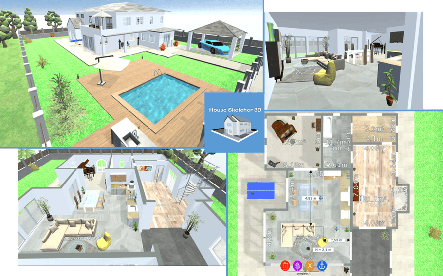 House Sketcher designed by Kemper Apps (Home Design App)