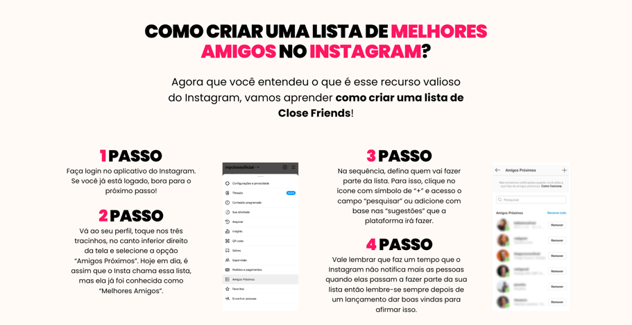 Como criar um Close Friends no Instagram?