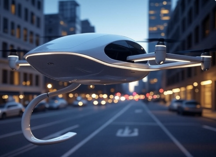 drone taxi pour la journée internationale des drones