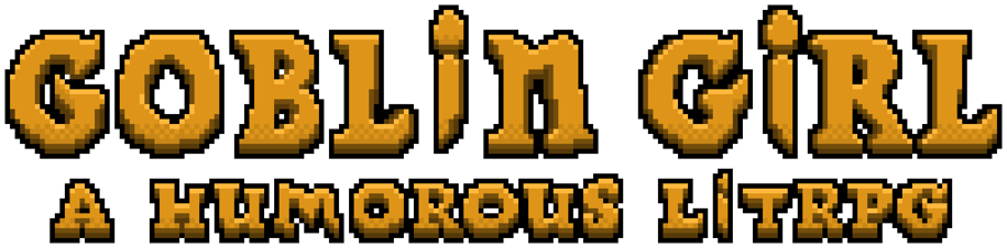 Goblin Girl, Pixel Art, Title, Vaughan Farrar, Lit RPG