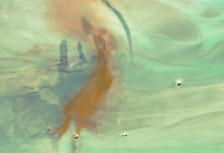 Image abstraite verte - Psychanalyse