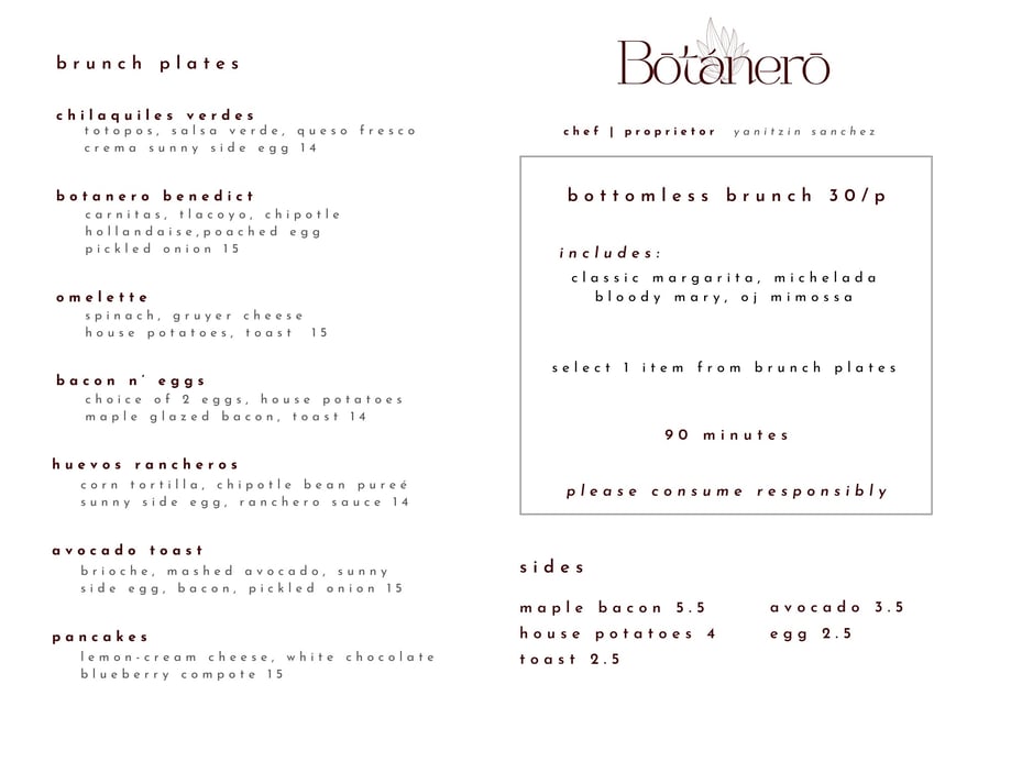 Bottomless Brunch - Mimosas - Patio Brunch - Best Brunch Chicago - Brunch Wicker Park - Bloody Mary