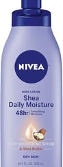 NIVEA Shea Nourish Body Lotion, Dry Skin Lotion with Shea Butter