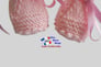 chaussons roses tricot laine bb fait main