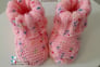 patron modèle chaussons à tricoter