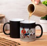 Taza mágica personalizada que revela un diseño único al agregarle líquido caliente.