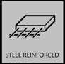 steel reinforced concrete fence system