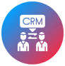 a crm icon with a crm icon