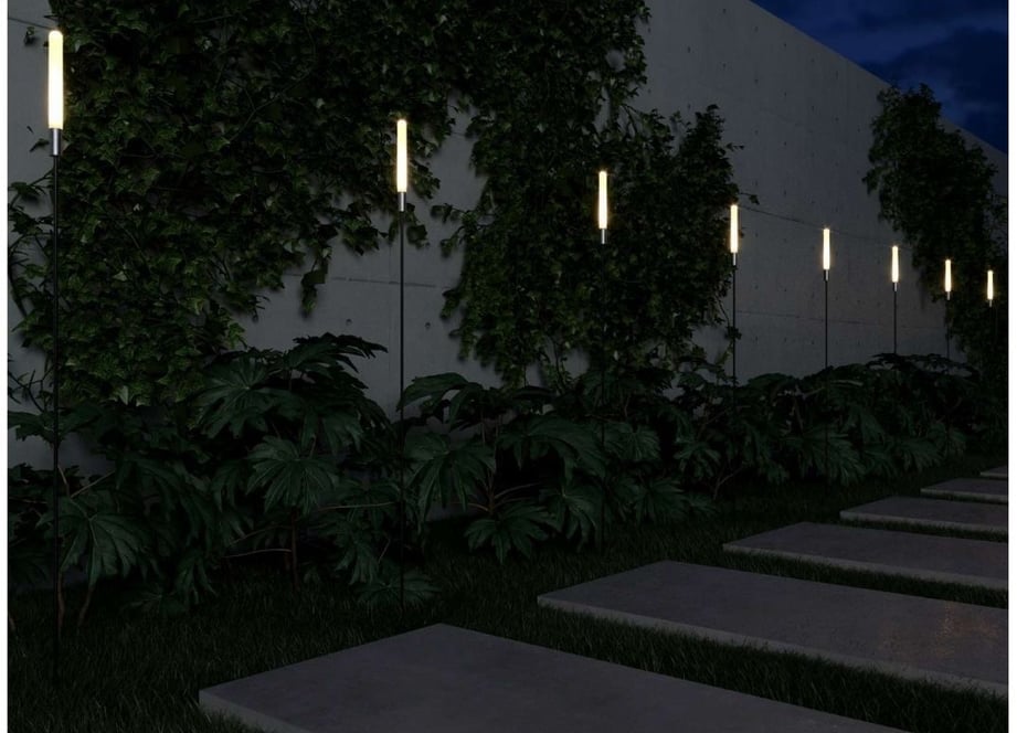 iluminacion pasillo jardín