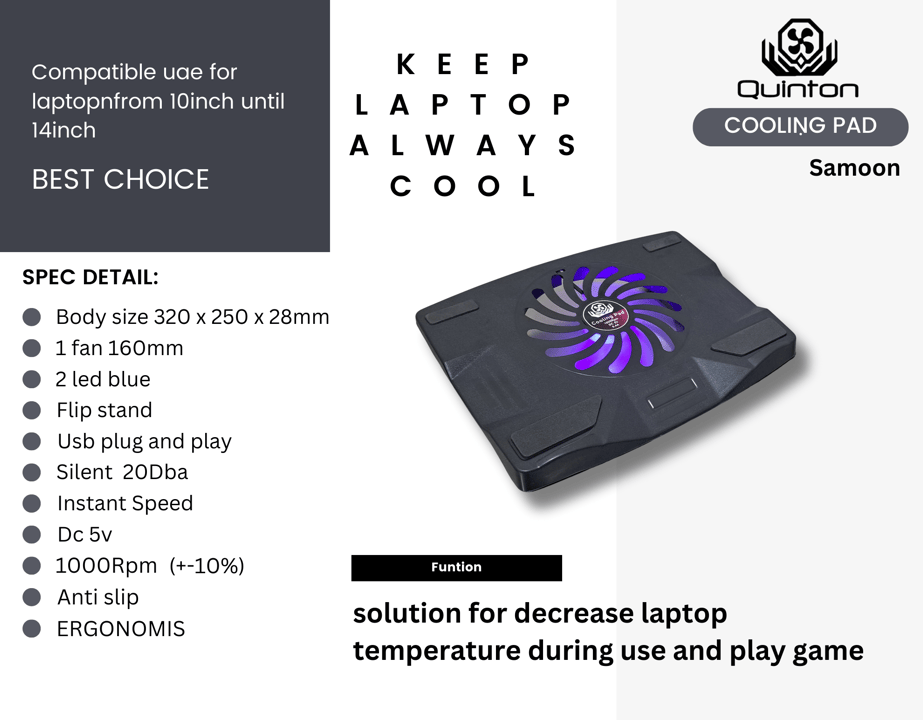 Kipas laptop Quinton Samoon