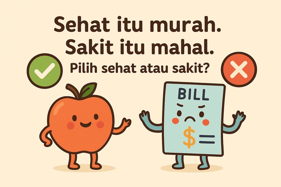 Sehat itu mahal, sakit itu murah