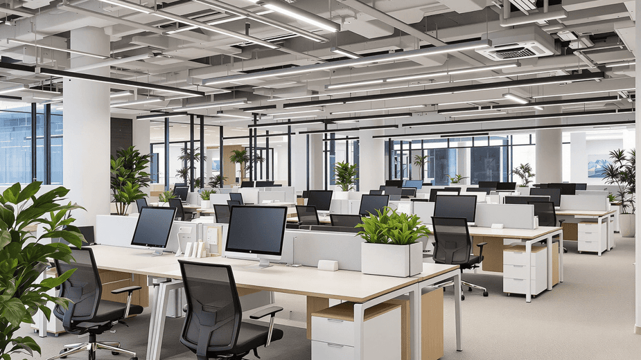Stack Workstation with Vertical Storage – Real Touch Furniture Dubai