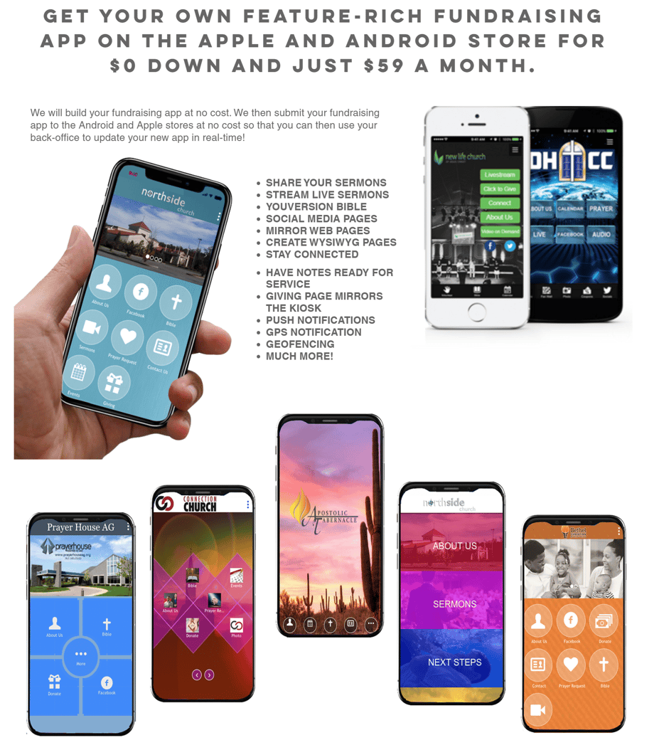 custom built church app