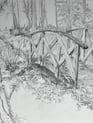 A2 graphite drawing: Cross some bridges