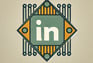 Dans un style art déco  logo de LinkedIn