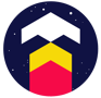 El logo de Explora Marketing Digital es un cohete que viaja a la conquista del universo digital
