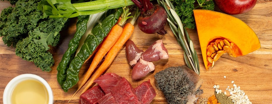 Raw dog food