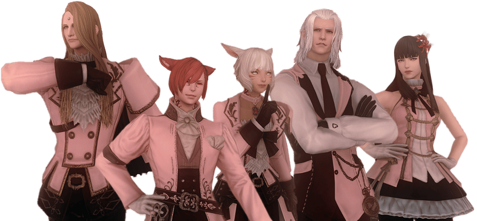 Zenos, G'raha, Y'shtola, Emet-Selch, Yotsuyu