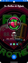 logo de la app de Fm Brother de Rafaela