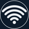 Jimproved Tech logo of Wi-Fi signal bars, representing Home network setup, support, and optimization
