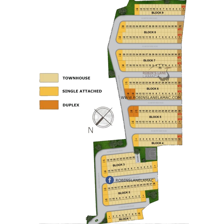 Robins Lane Lamac Subdivision Plan