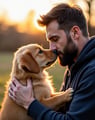 PetArt360 müşterisi Cem S'nin köpeği ile resmi