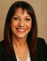 Carol Hutt sonriente, clienta de Gazpacho Creativo