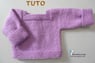 explications tricot bébé BRASSIÈRE facile