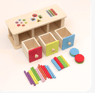 a toy store with a wooden toy and a toy