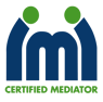 The 'certified mediator' logo of the International Mediation Institute