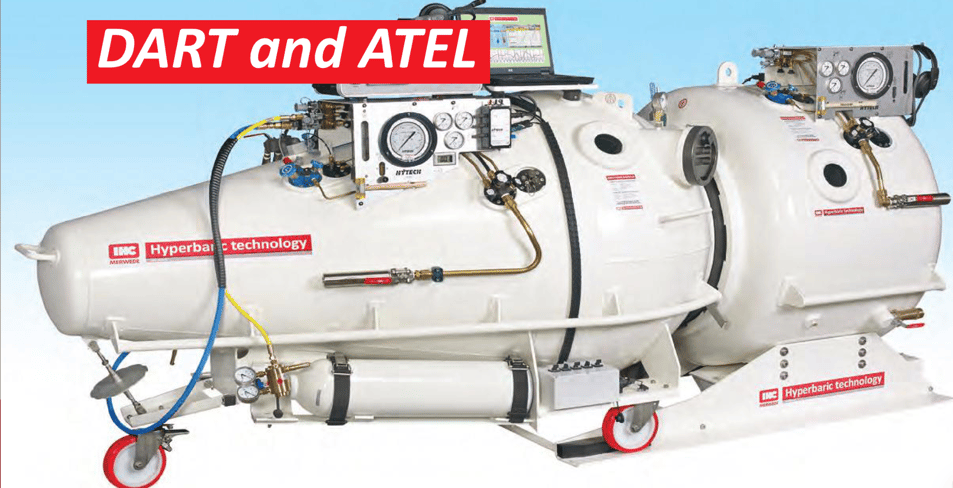 a tankless water heater with a red sign that says dart and dart