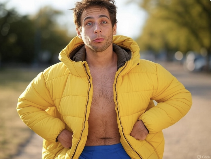 loufoque pour la journée mondiale sans pantalon