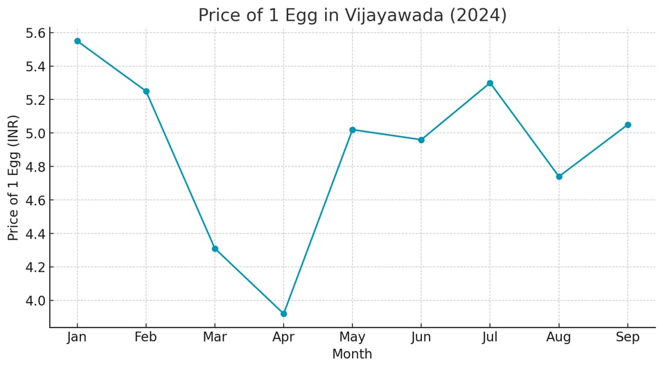 monthly necc egg price graph for vijayawada 2024