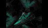 Sneaker lifting animation - clear sneaker hound canine design with old plane sneakers in the background