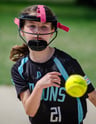 Photo of 8u softball player