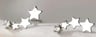 Boucles d'oreilles étoiles argentées