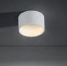 Foco de superficie cilíndrico NECK blanco, con luz difusa indirecta