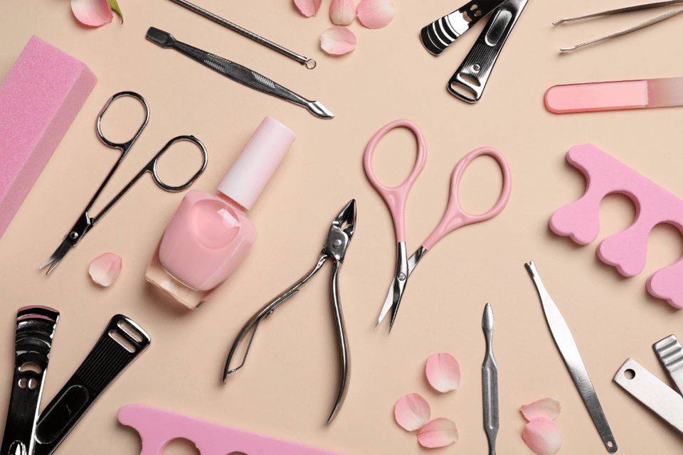 elementos de manicura