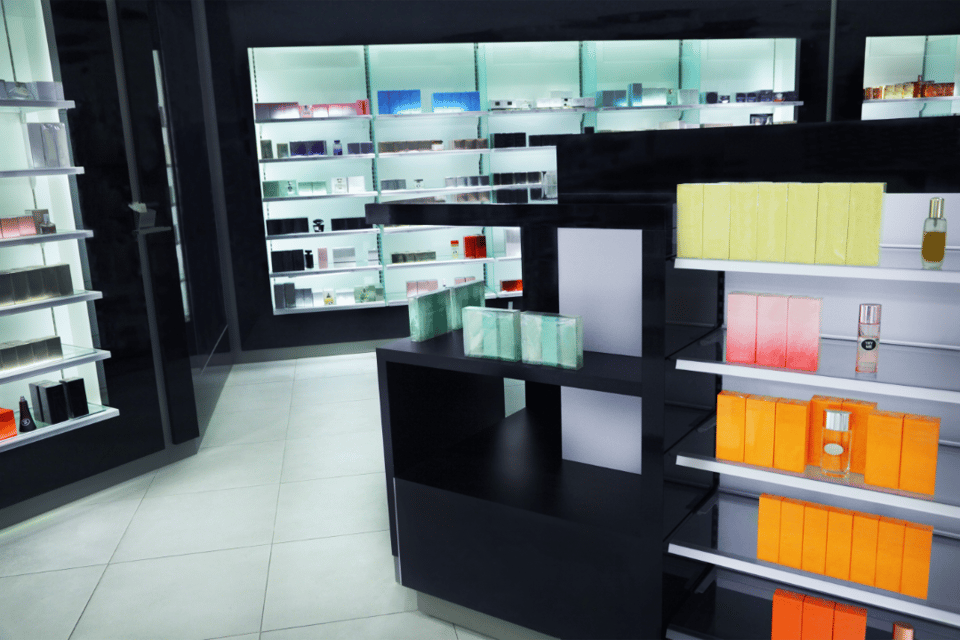 Tienda con perfumes