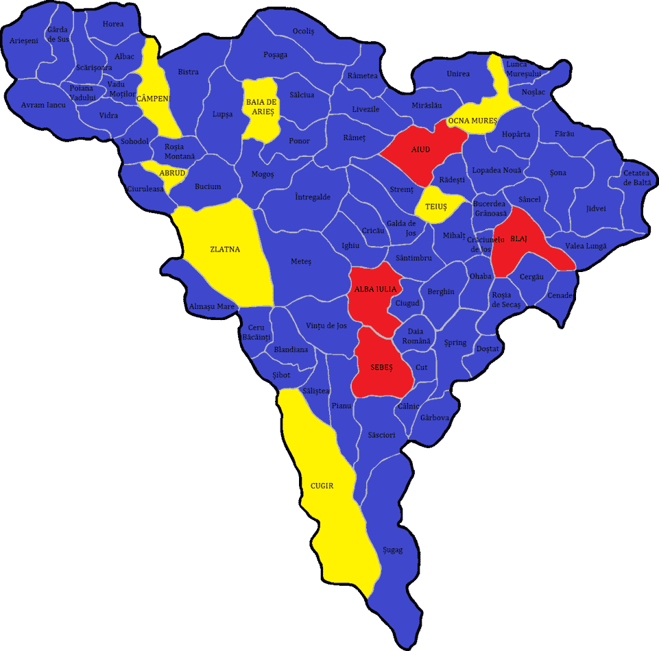 Detalle LiDAR del condado de Alba - Ighiu Necrilești Google Earth