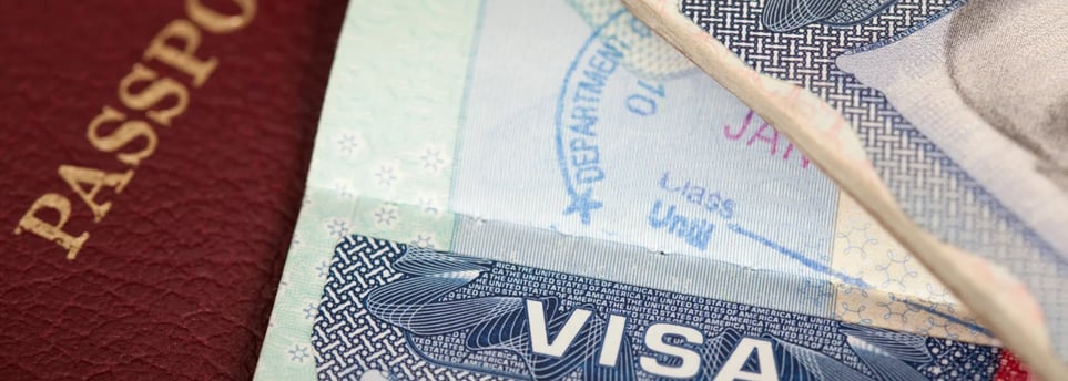 a passport and a passport on a passport